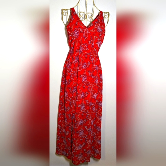 NWOT Forever 21 Paisley Maxi Dress - Picture 1 of 2